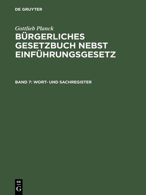cover image of Wort- und Sachregister